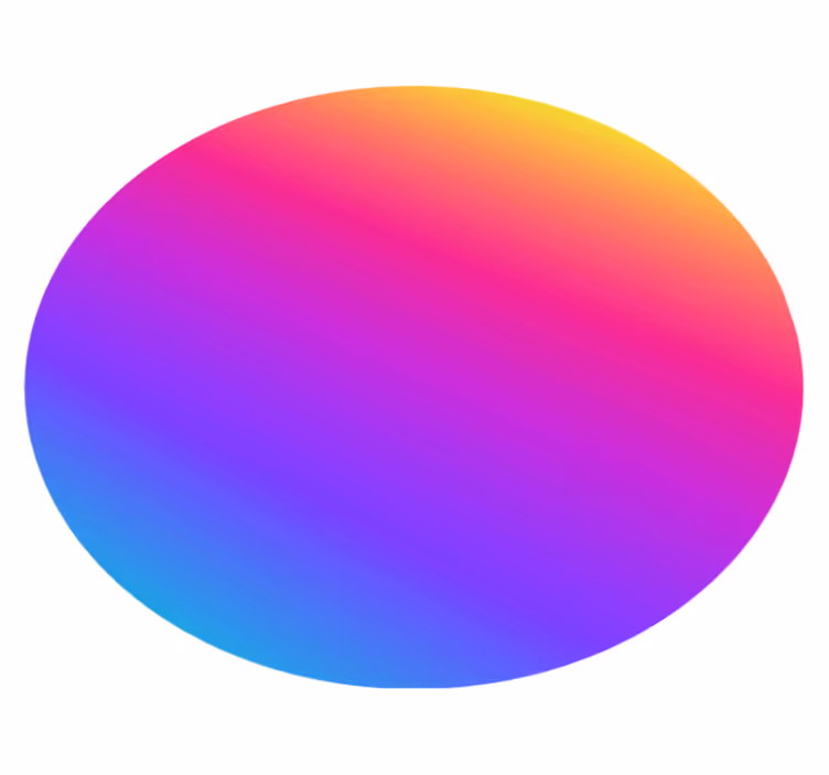 Covor de vinil geometric gradient fluid colorat - TenStickers