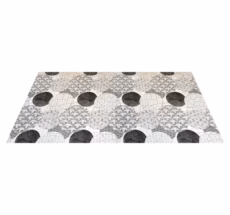 Covor de vinil geometric cu model geometric oriental - TenStickers