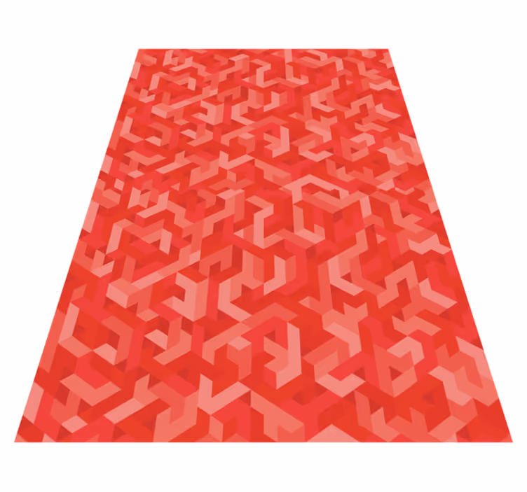 Covor de vinil geometric configurație geometrică complexă - TenStickers