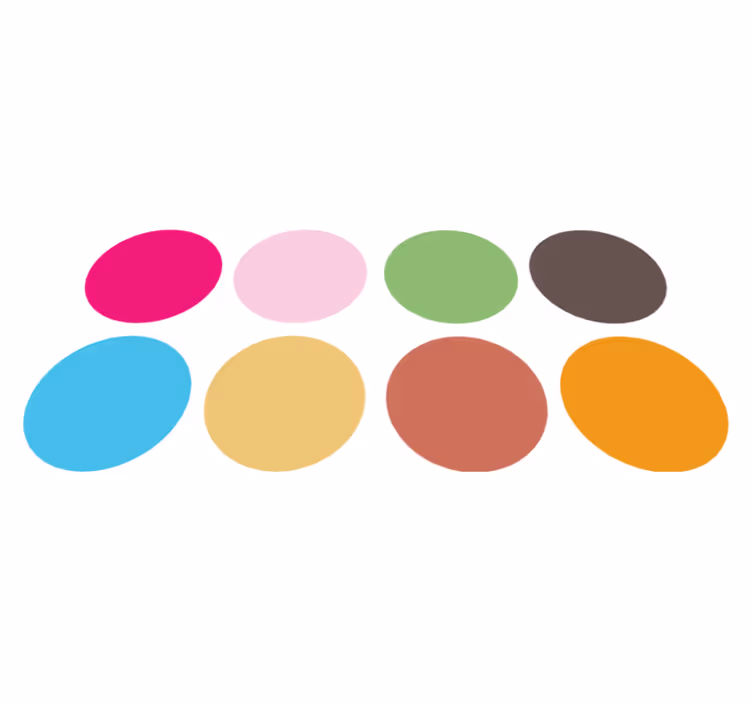 Covor de vinil pentru copii cu stickere colorate - TenStickers
