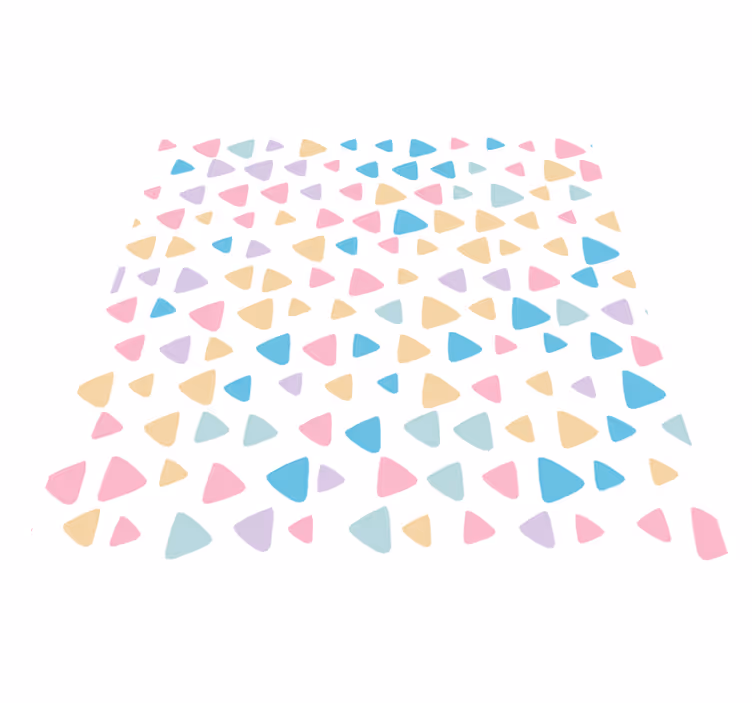Covor de vinil pentru copii cu motive pastelate - TenStickers