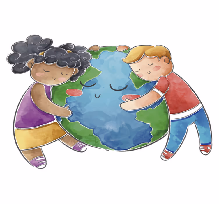 Covor de vinil pentru copii glob pentru copii - TenStickers