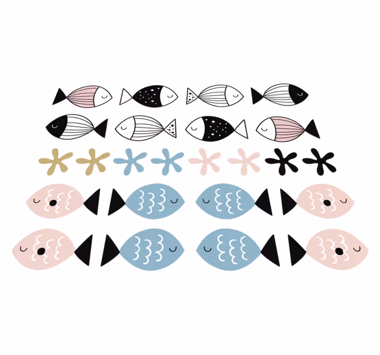 Covor de vinil pentru copii cu texturi variate - TenStickers