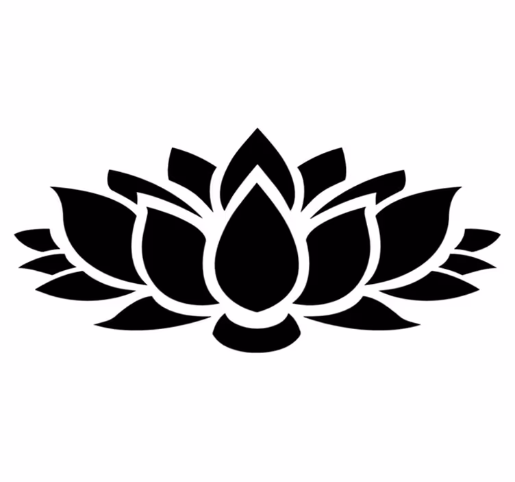 Covor vinil dormitor lotus simplu - TenStickers