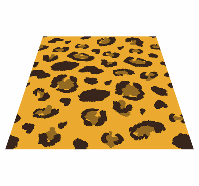 Covor vinil dormitor imprimeu animal leopard - TenStickers