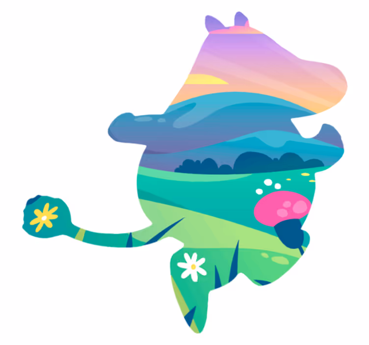 Covor de vinil pentru copii lumea moomin - TenStickers