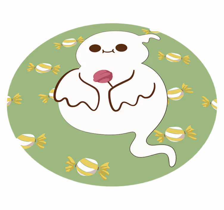 Covor de vinil pentru copii fantomă amuzantă - TenStickers