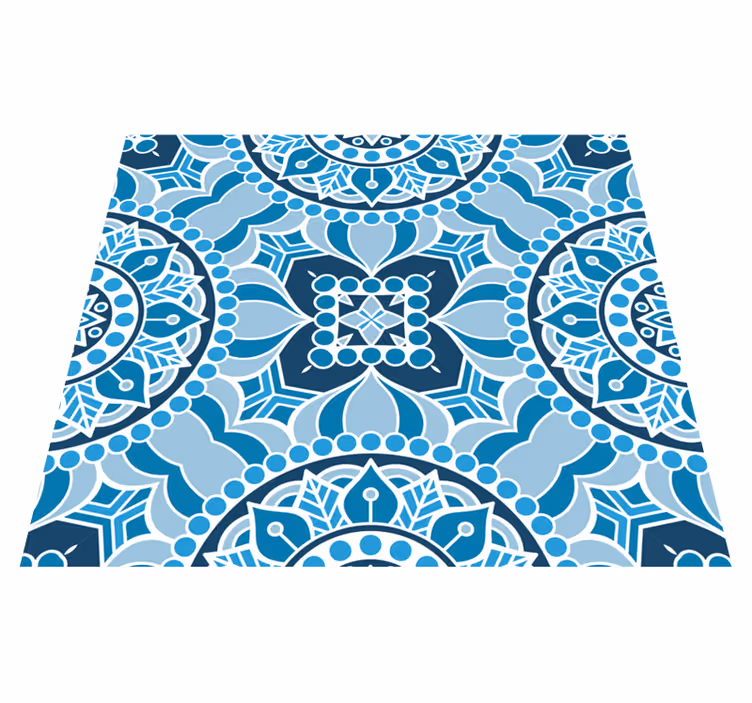 Covor de vinil pentru baie cu design mandala - TenStickers