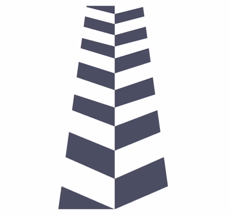 Covor de vinil pentru baie model dungi albastre navy - TenStickers