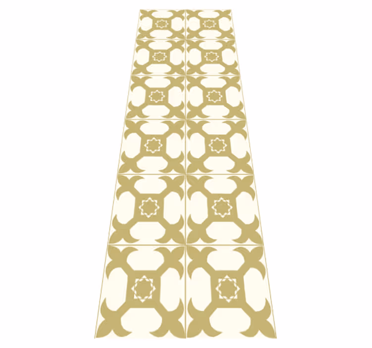 Covor de vinil pentru baie model elegant de gresie - TenStickers