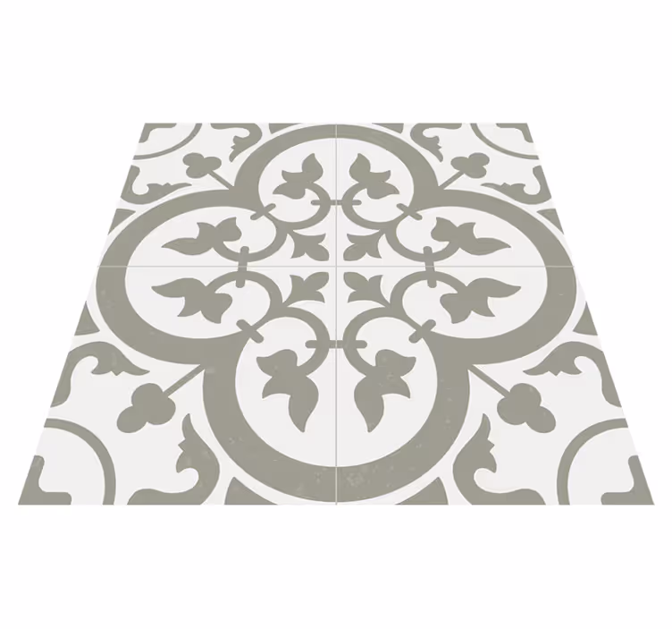 Covor de vinil pentru bucătărie azulejos maroc verde ceață - TenStickers