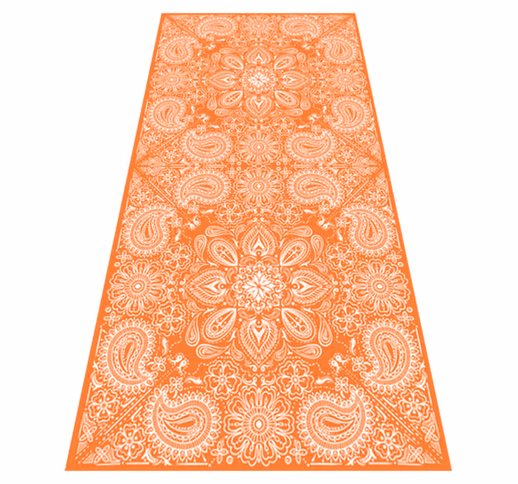 Covor de vinil pentru bucătărie model paisley - TenStickers