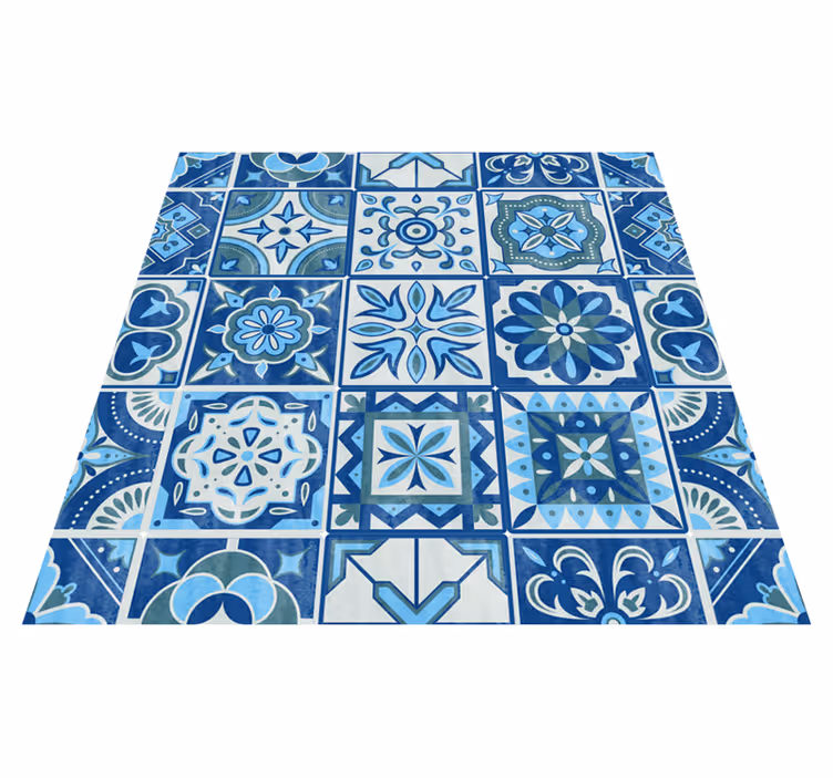 Covor de vinil pentru bucătărie cu autocolante talavera - TenStickers