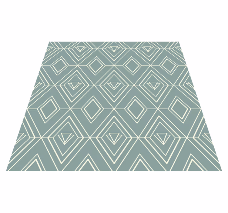 Covor de vinil pentru bucătărie cu model geometric art deco - TenStickers