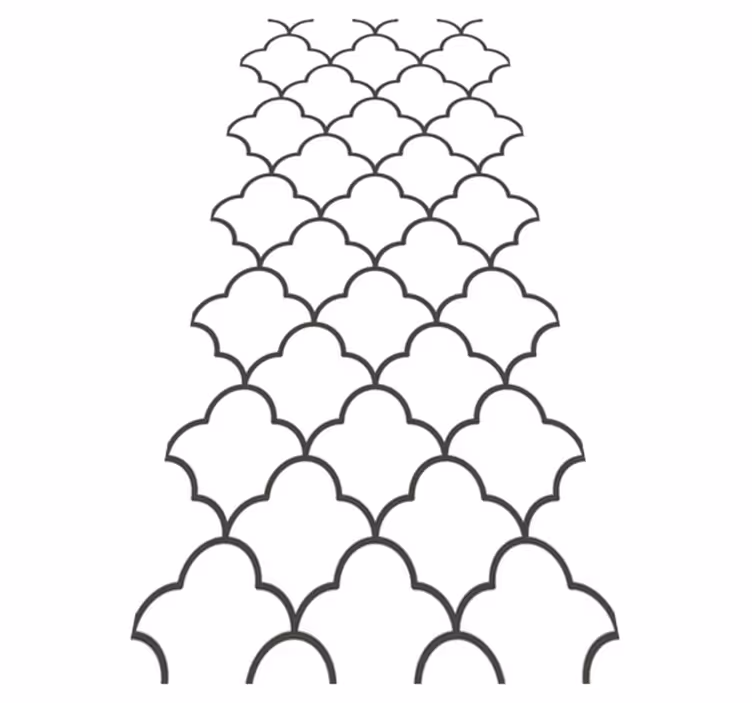 Covor de vinil pentru bucătărie design geometric marocan - TenStickers