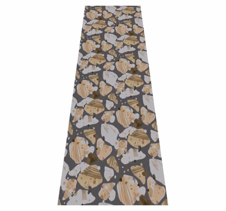 Covor vinil dormitor model terrazzo ciment - TenStickers