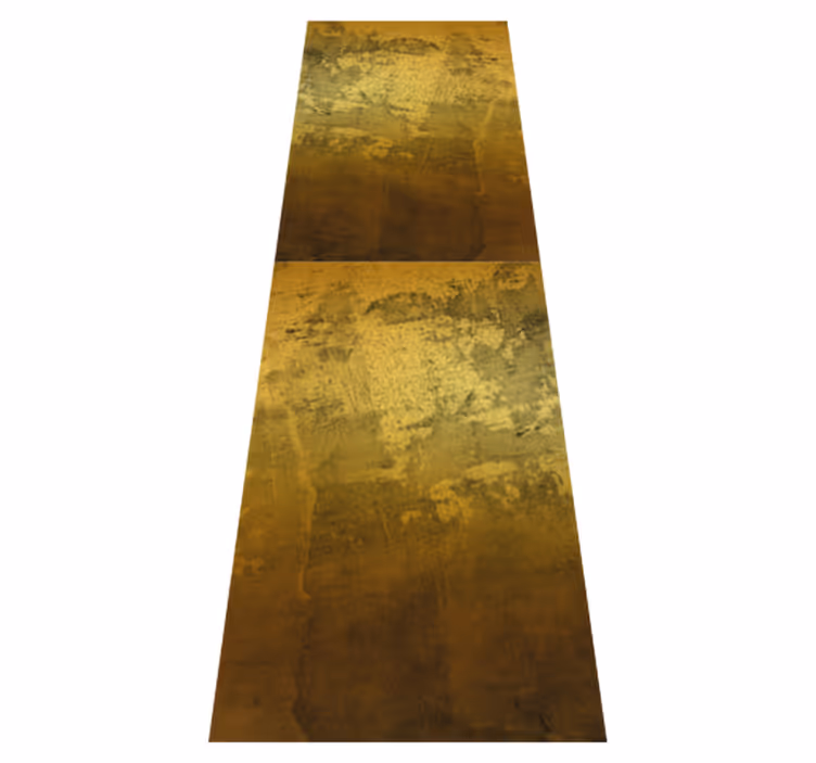 Covor vinil dormitor model retro auriu geometric - TenStickers