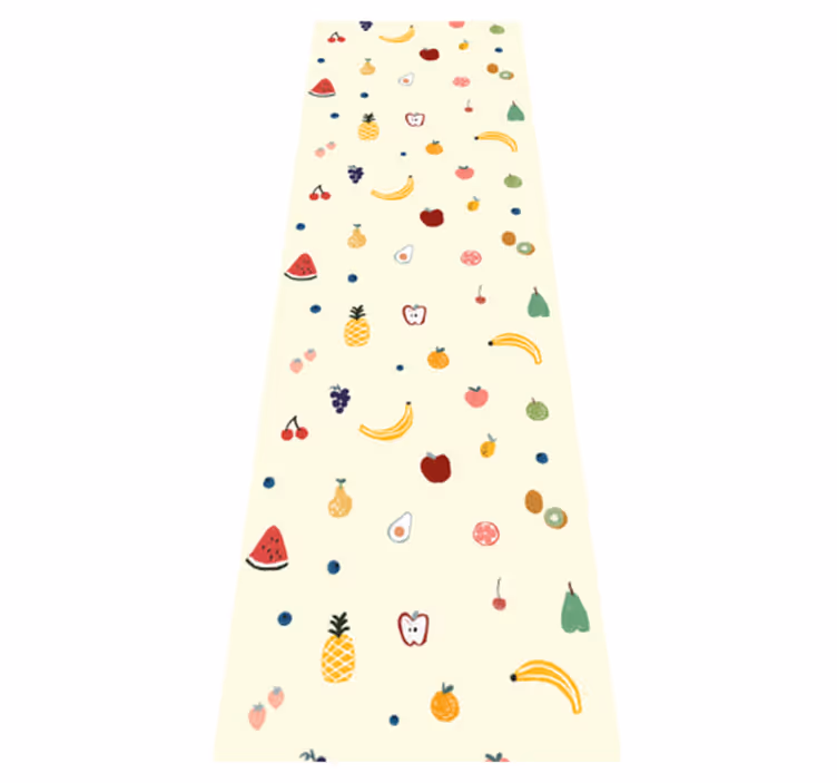Covor vinil dormitor model cu fructe colorate - TenStickers