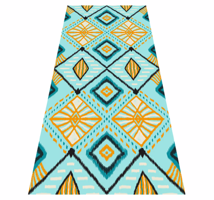 Covor vinil dormitor design geometric abstract african - TenStickers