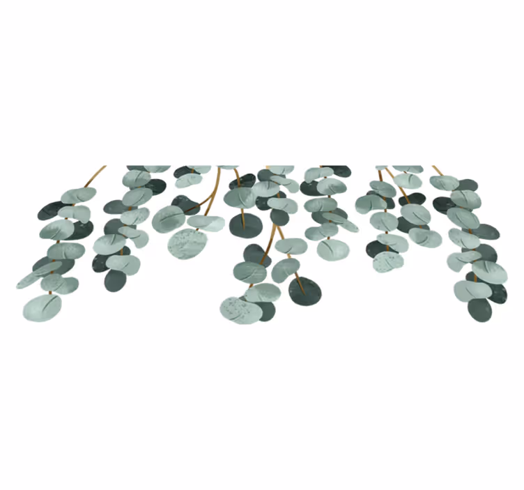 Covor vinil dormitor plante suspendate - TenStickers