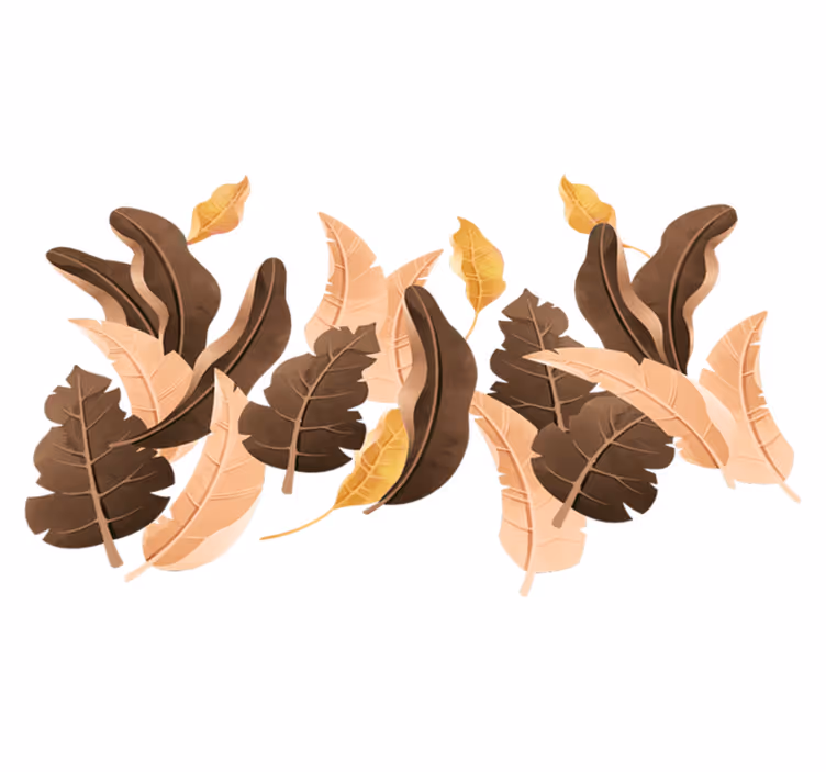 Covor vinil dormitor plante bej savannah - TenStickers