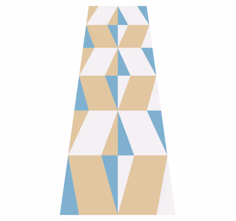 Covor vinil studiu forme geometrice minimaliste - TenStickers
