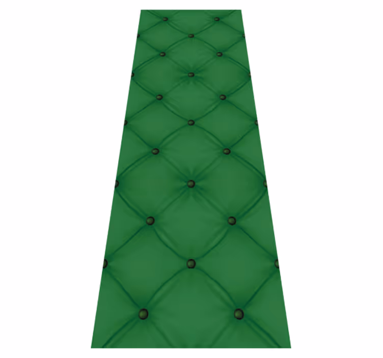 Covor vinil dormitor imitatie de catifea verde diamant - TenStickers
