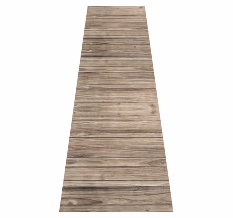 Covor vinil dormitor scânduri de lemn rustic gri - TenStickers