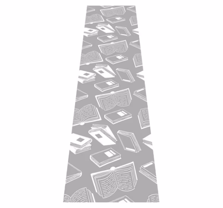 Covor vinil dormitor poem gri stil nordic - TenStickers