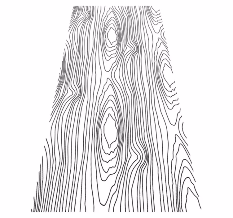 Covor vinil dormitor dungi naturale negre - TenStickers