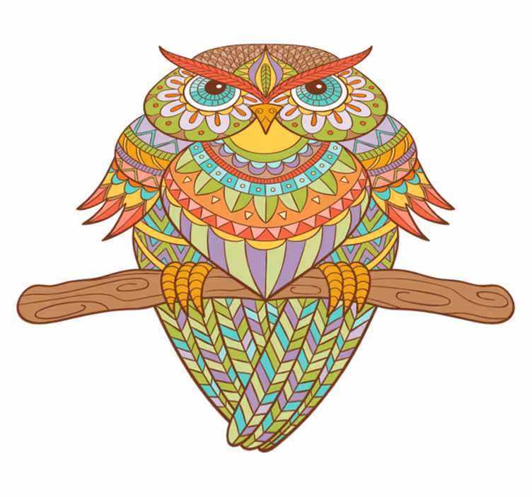 Covor vinil dormitor ave huichol - TenStickers