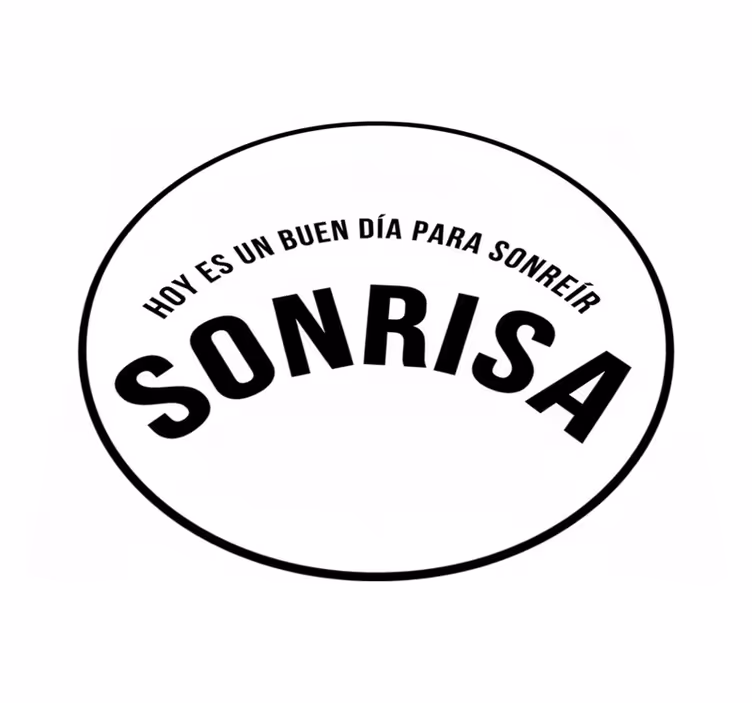 Covor vinil dormitor zâmbet - TenStickers