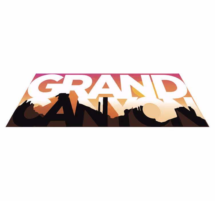 Covor vinil dormitor grand canyon - TenStickers