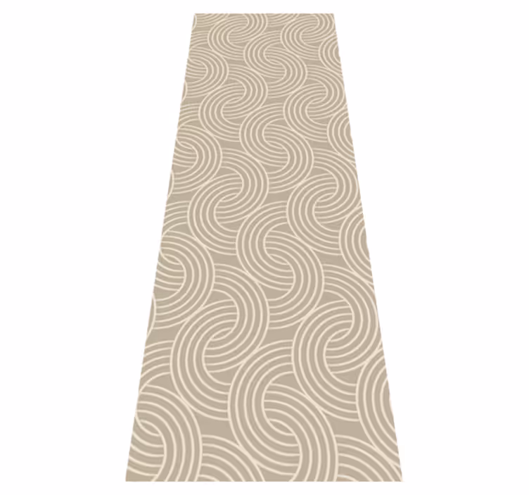 Covor de vinil scandinav model minimalist bej - TenStickers