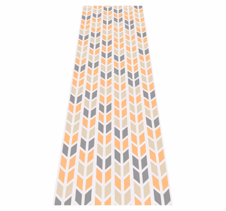 Covor de vinil scandinav flori geometrice nordice - TenStickers