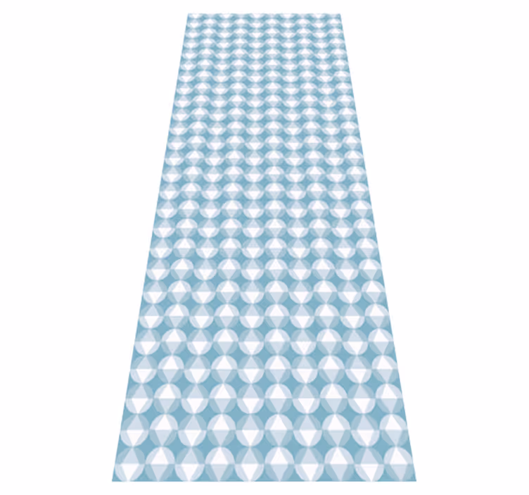 Covor de vinil scandinav stil nordic cu model albastru - TenStickers