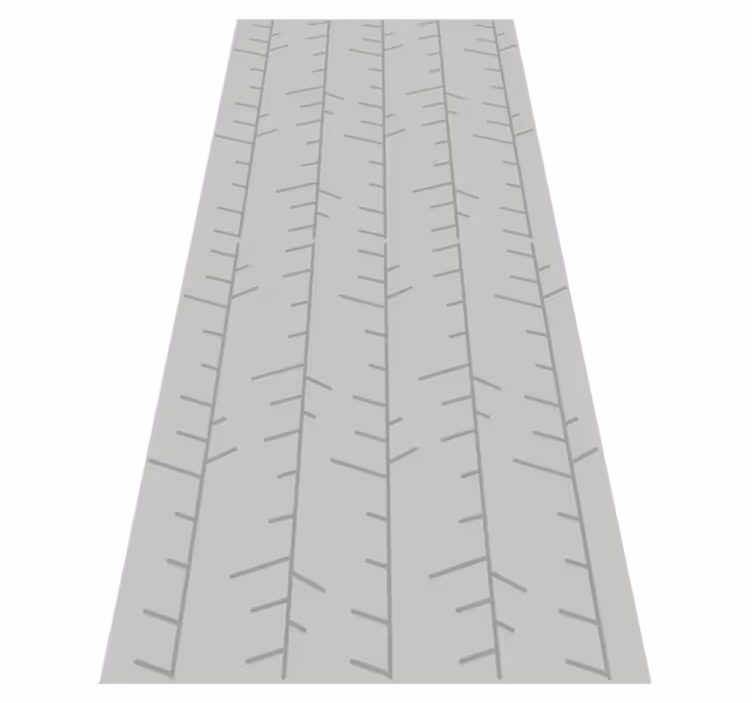 Covor de vinil scandinav cu model vertical gri - TenStickers