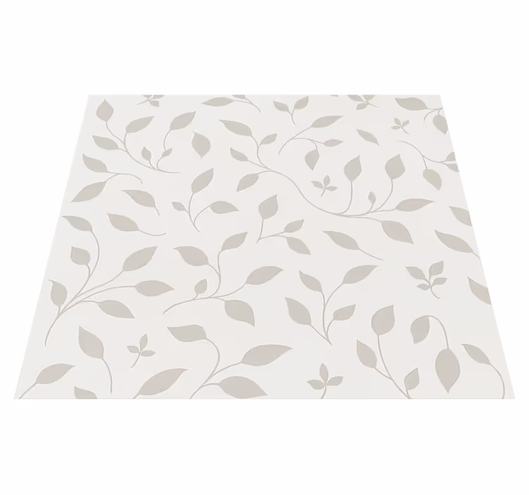 Covor de vinil scandinav cu motiv floral liniștitor - TenStickers