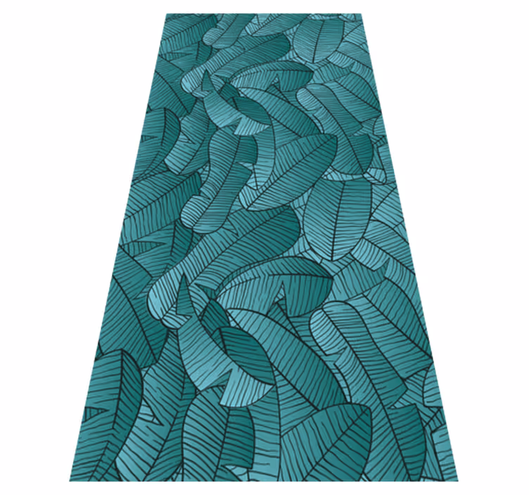 Covor vinil cu aspect de natura model palmier verde - TenStickers