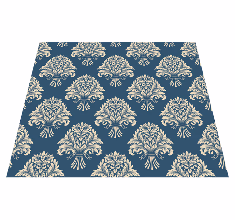 Covor de vinil epocă cu design floral baroc - TenStickers