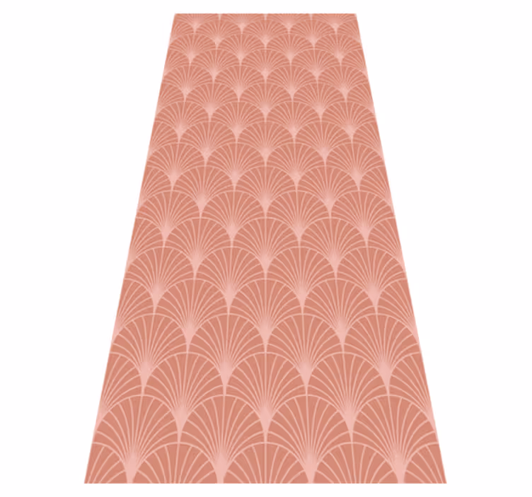 Covor de vinil epocă model decorativ cu palme aurii - TenStickers
