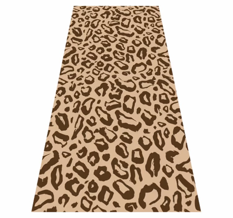 Covor vinil animal pete mari și mici de leopard - TenStickers