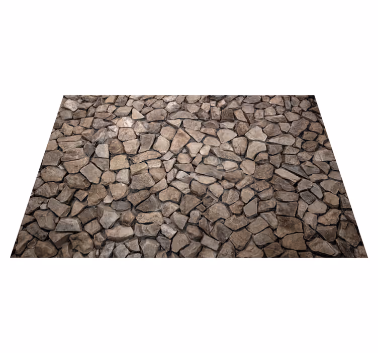 Covor de vinil texturat cu piatră 3d rustică - TenStickers