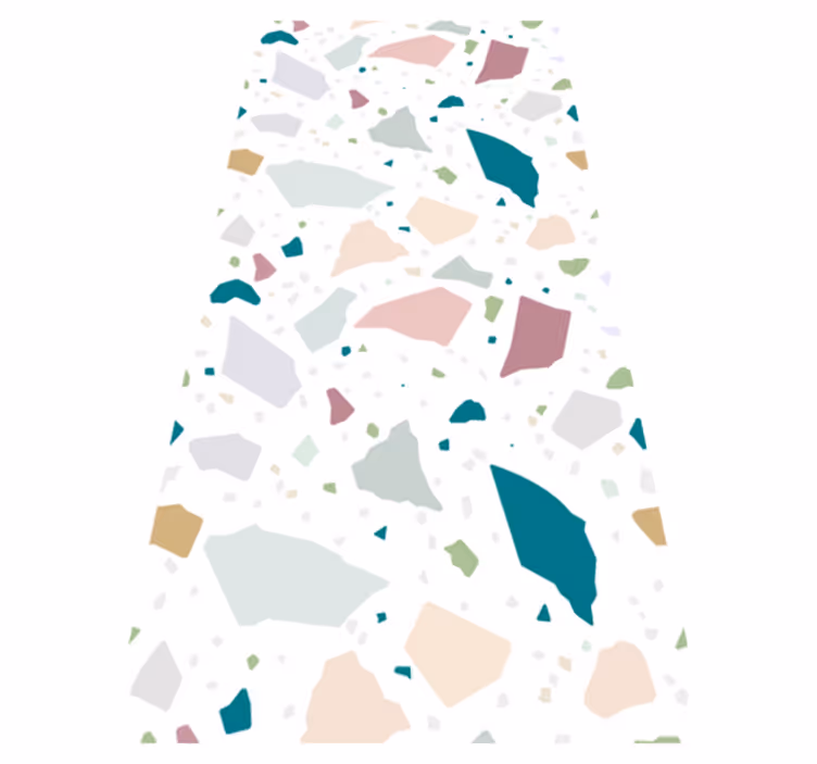 Covor de vinil texturat model terrazzo mediteranean - TenStickers