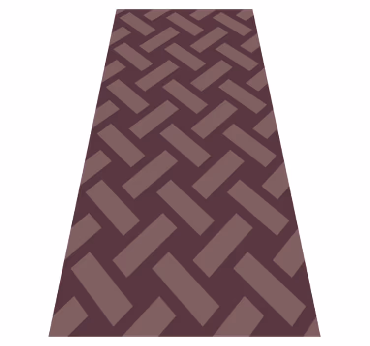 Covor de vinil texturat model geometric pătrat violet - TenStickers