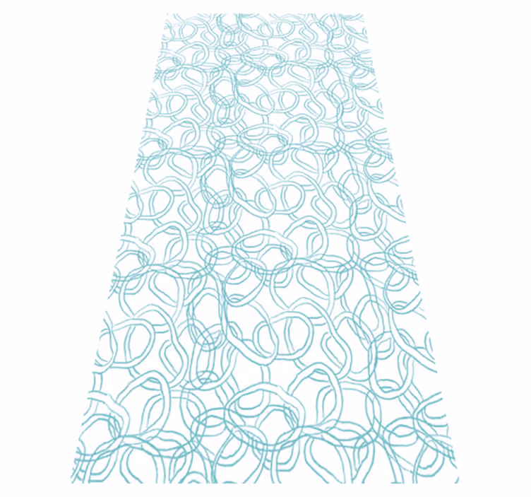 Covor de vinil texturat abstract circular modern - TenStickers