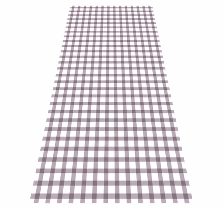 Covor de vinil texturat gingham lila - TenStickers