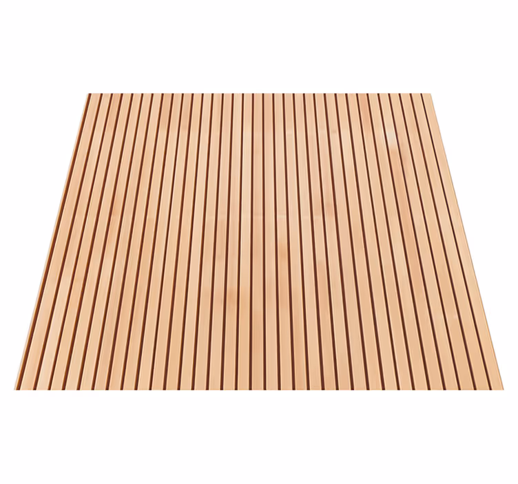 Covor de vinil texturat cu slats din cedru deschis - TenStickers