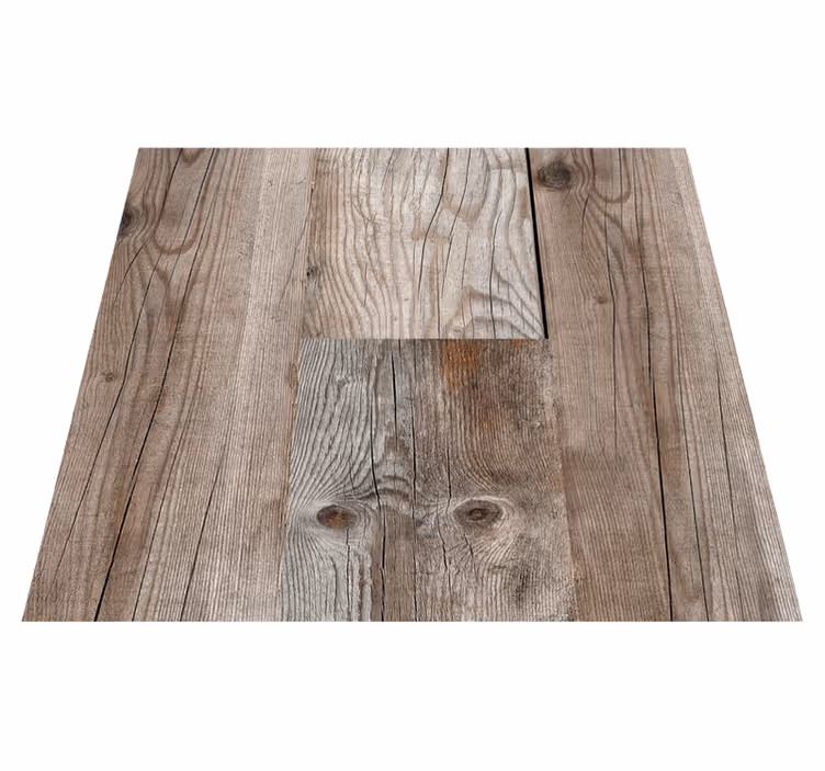 Covor de vinil texturat cu texturi de lemn rustic - TenStickers