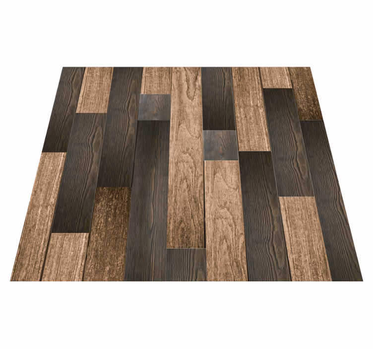 Covor de vinil texturat cu modele elegante de lemn - TenStickers